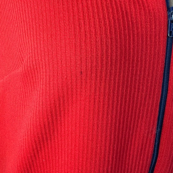 70s Kenny Classics Dagger Collar Zip Dress Large - Picture 6 of 7